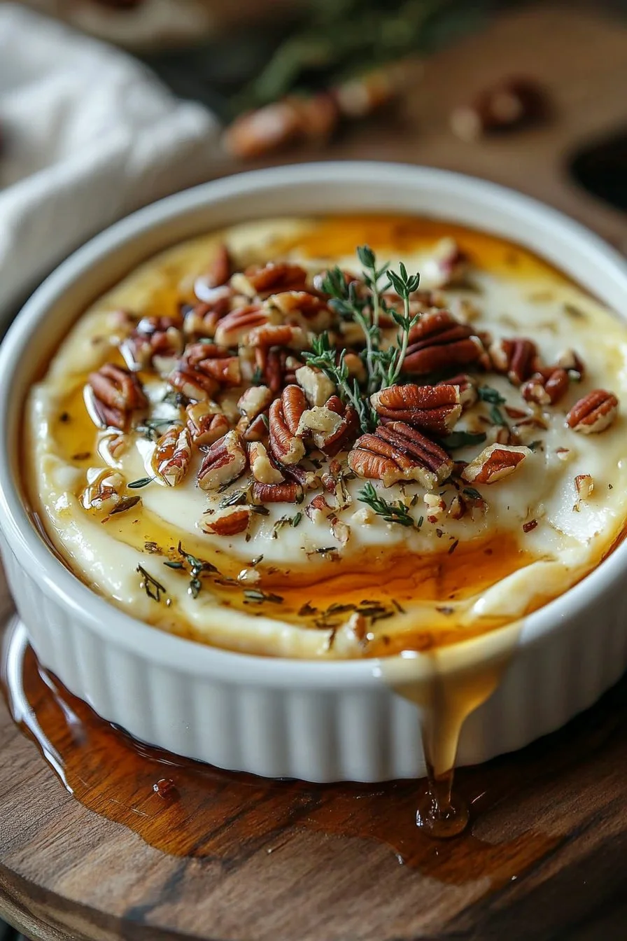 Baked Brie with Honey and Nuts