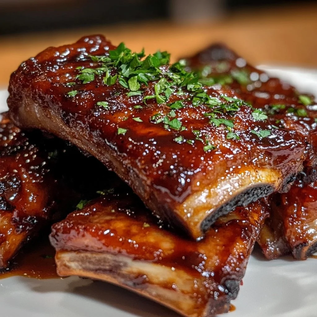 BBQ Ribs with Smoky Honey Sauce