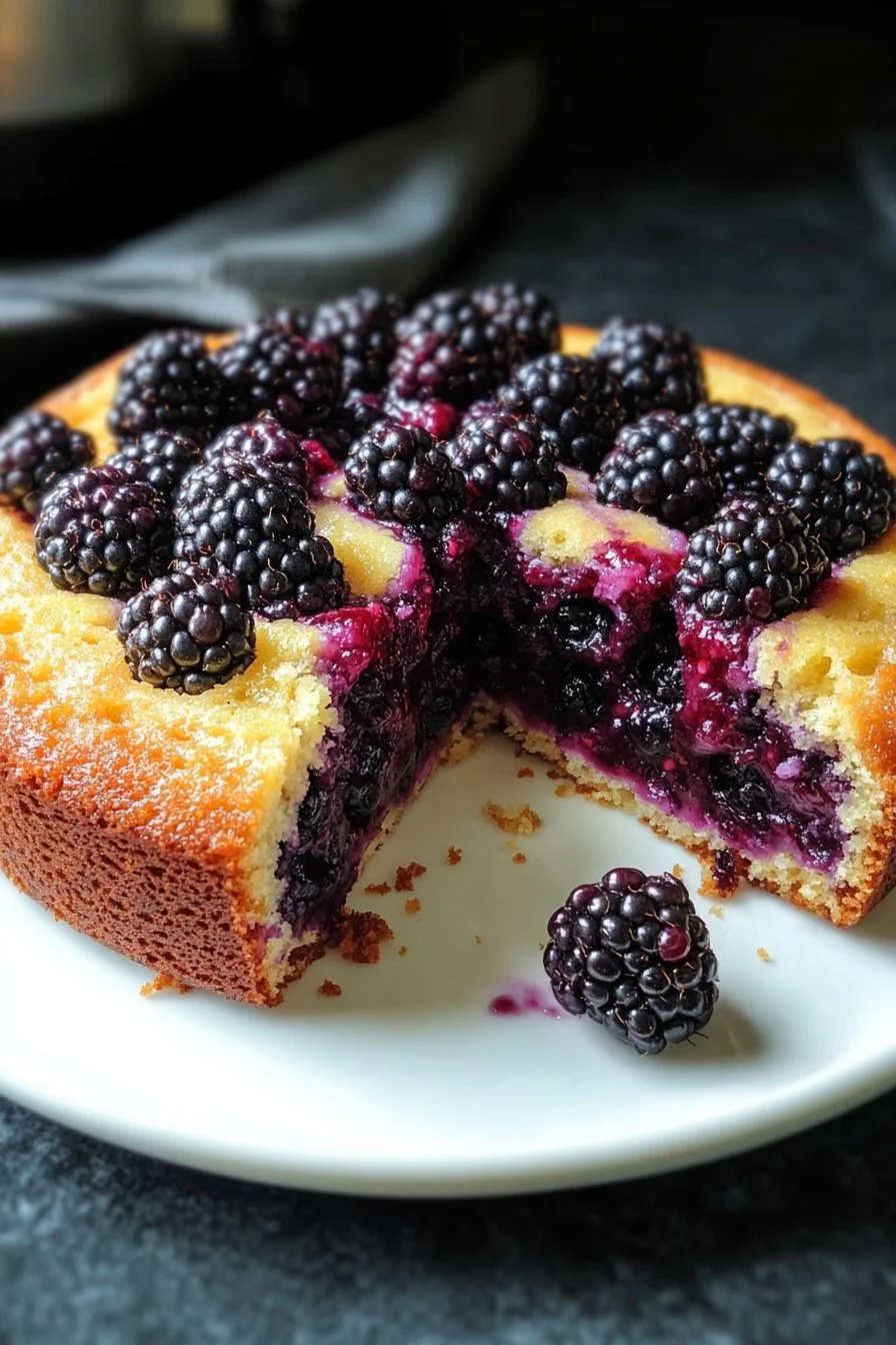 Blackberry Lavender Cake