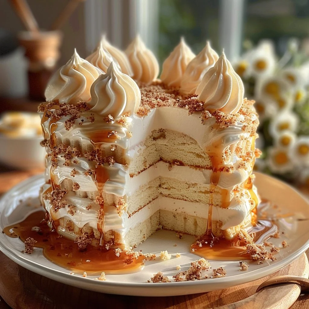 Butterbeer Cream Cake