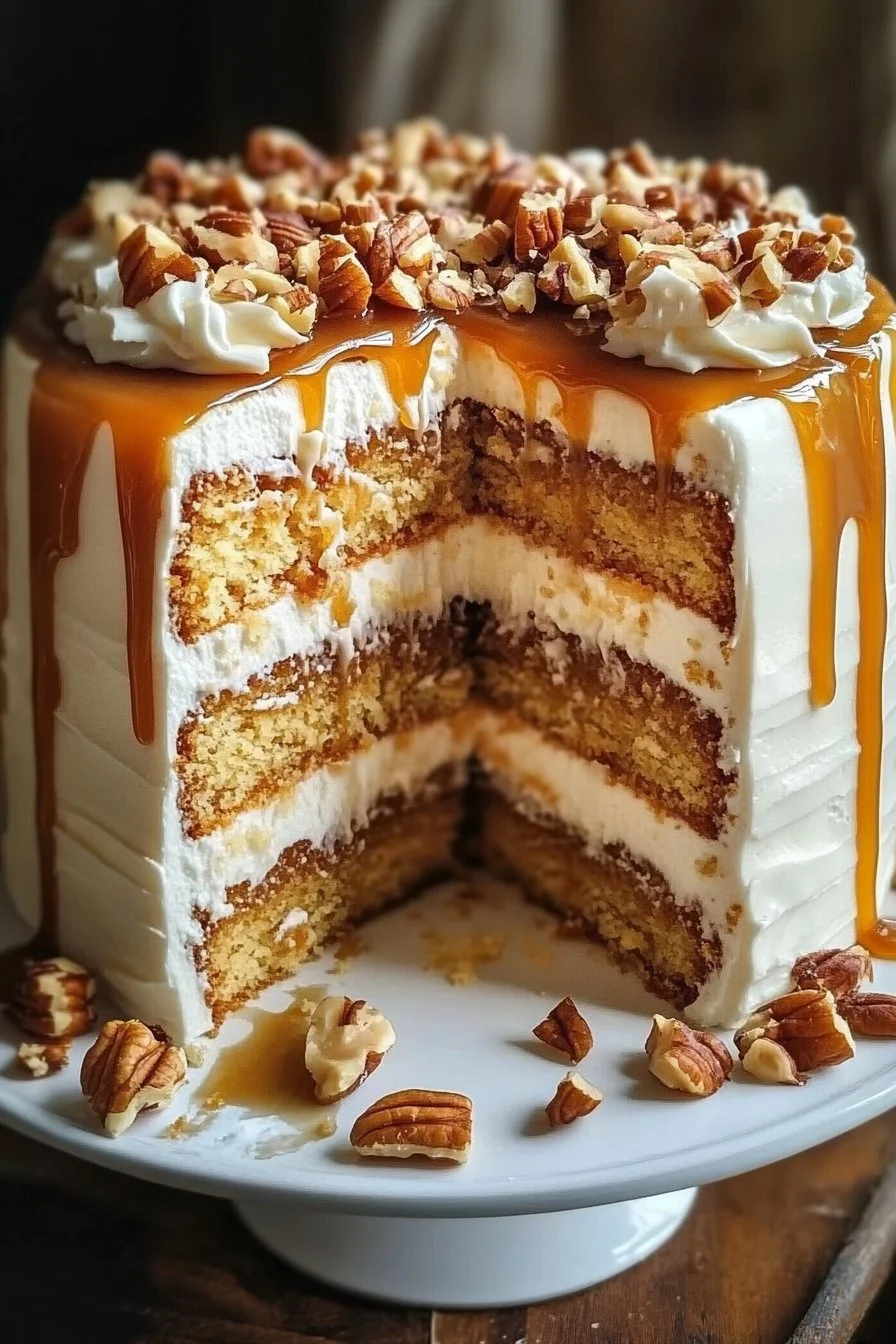 Caramel Butterscotch Layer Cake