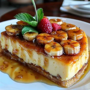 Caramelized Banana Cheesecake