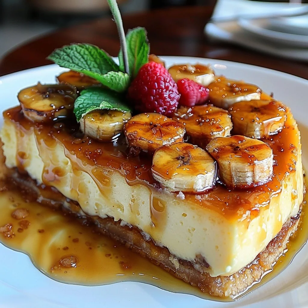 Caramelized Banana Cheesecake