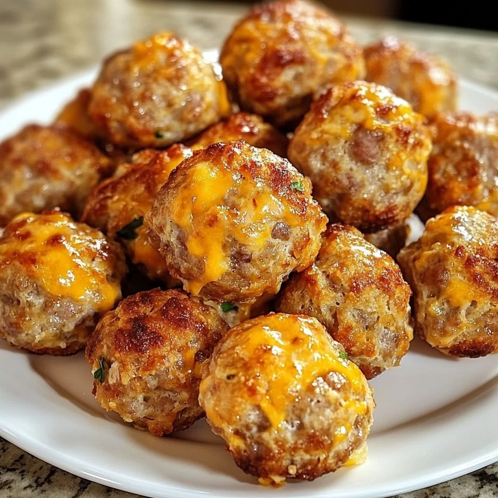 Cheddar Bay Biscuit Sausage Balls