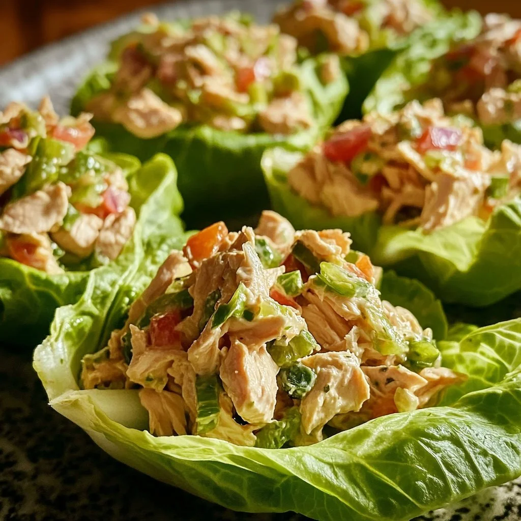 Chicken Salad Lettuce Wraps