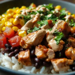 Chipotle Chicken Bowl with Black Beans