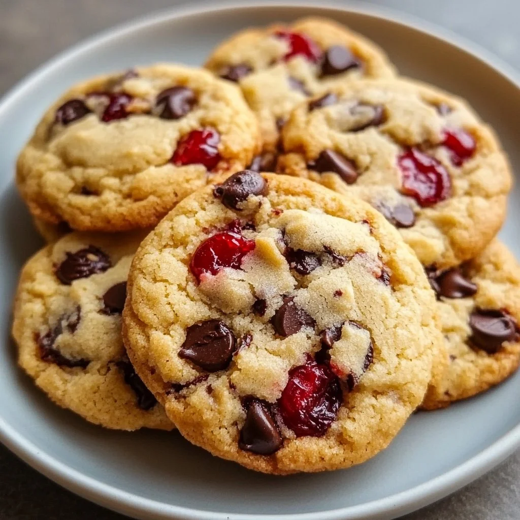 Chocolate Chip Cherry Cookies
