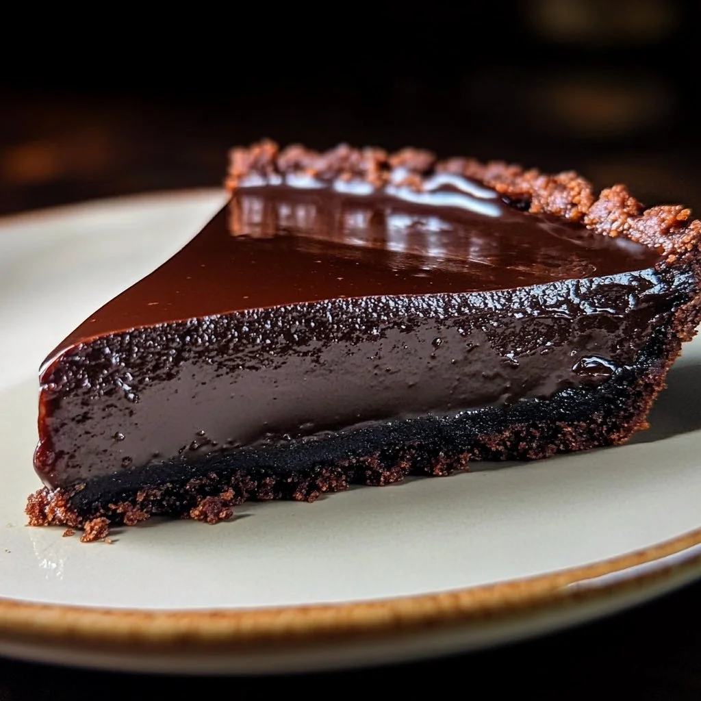 Christmas Chocolate Ganache Tart