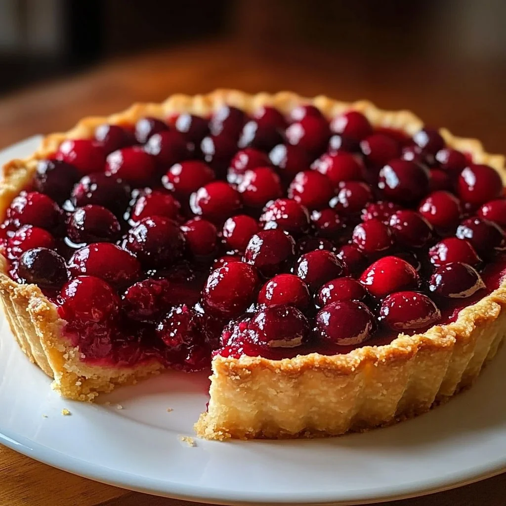 Christmas Cranberry Tart