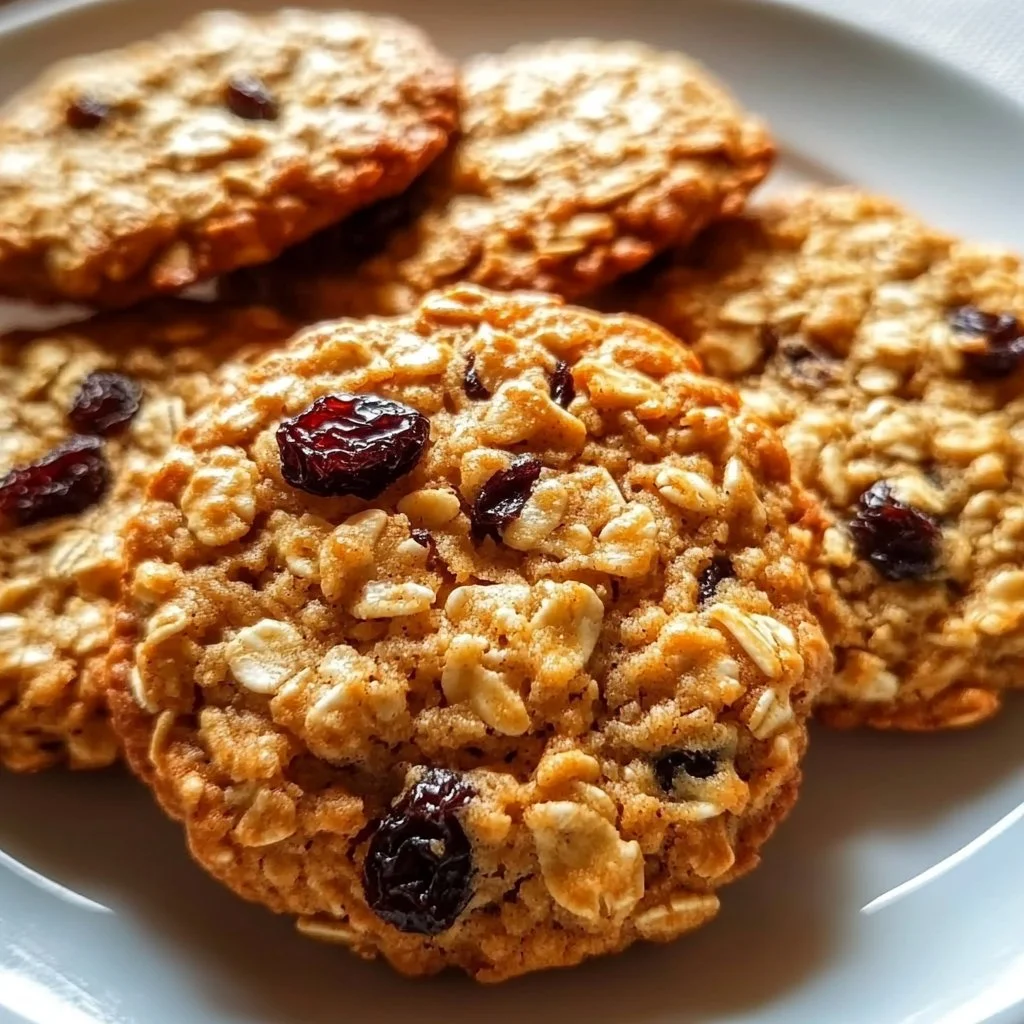 Christmas Oatmeal Raisin Cookies