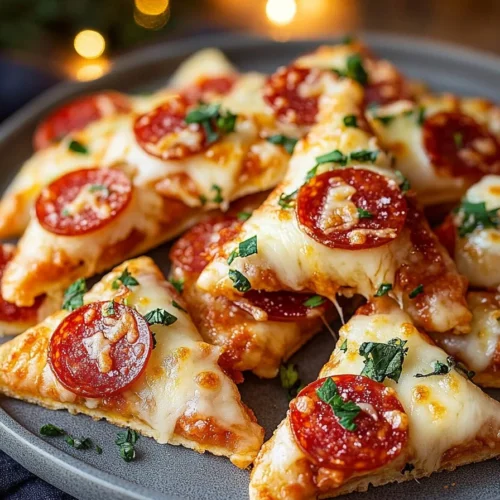 Christmas Pizza Bites