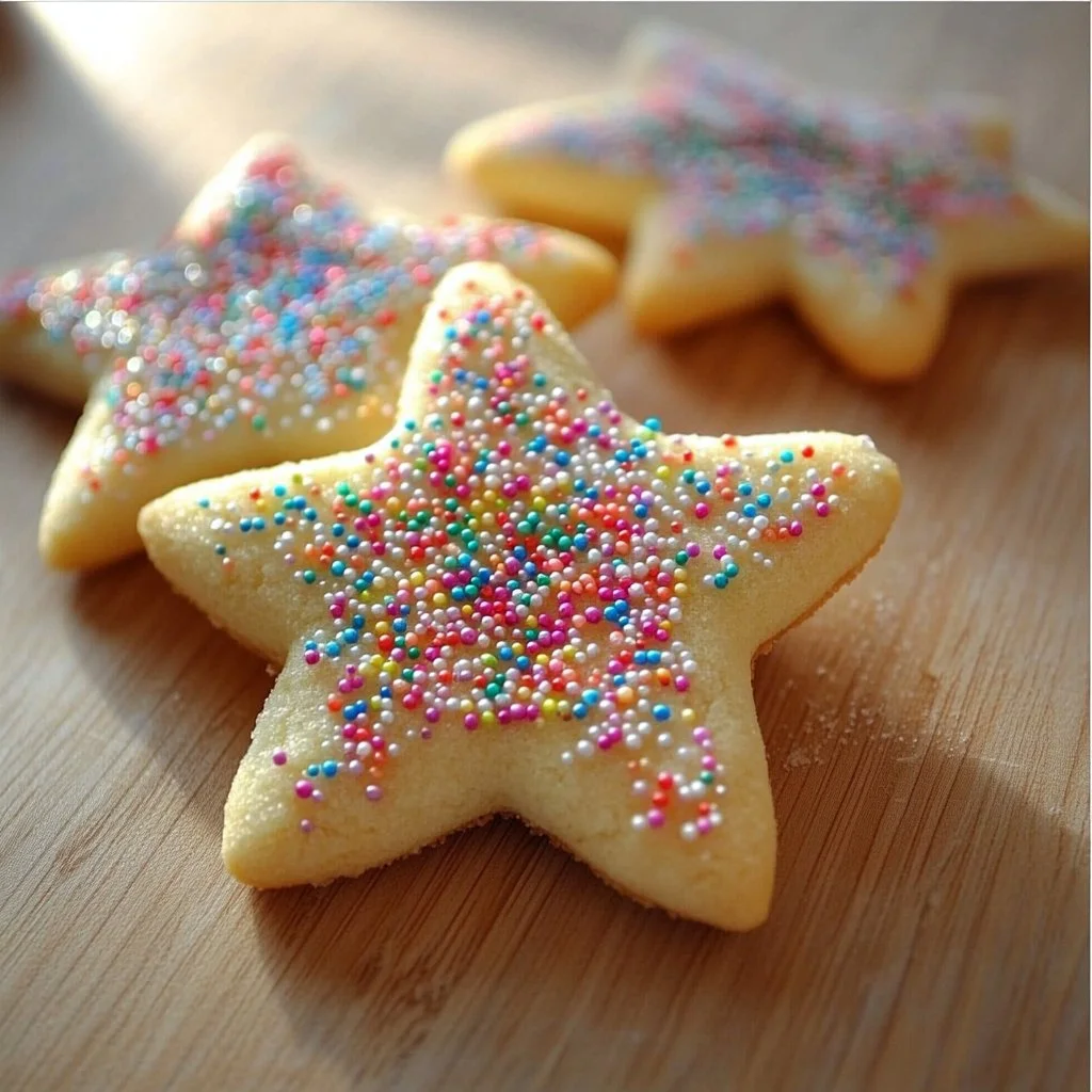 Christmas Sugar Cookie Stars