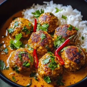Coconut Chicken Meatballs