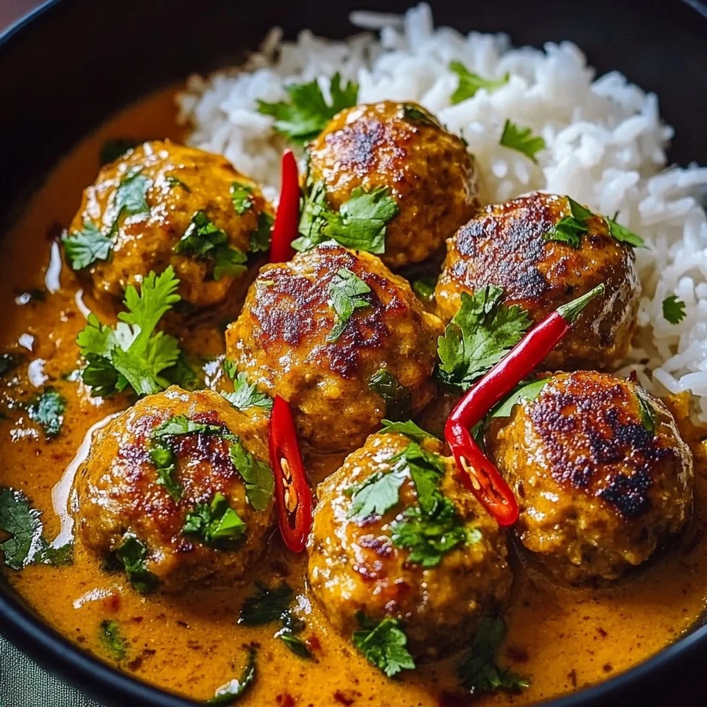 Coconut Chicken Meatballs
