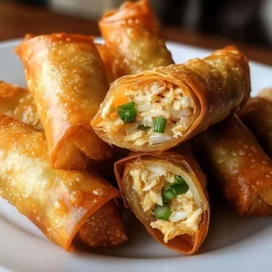 Crab Rangoon Egg Rolls