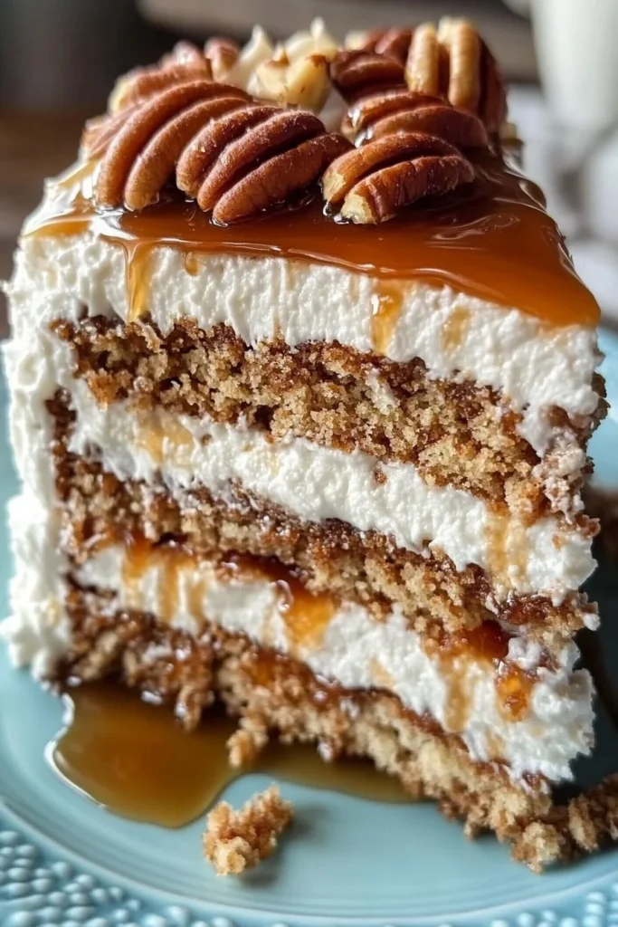 Creme Brulee Caramel Pecan Cake