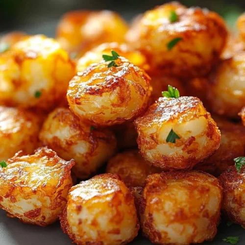 Crispy Hashbrown Sausage Bites