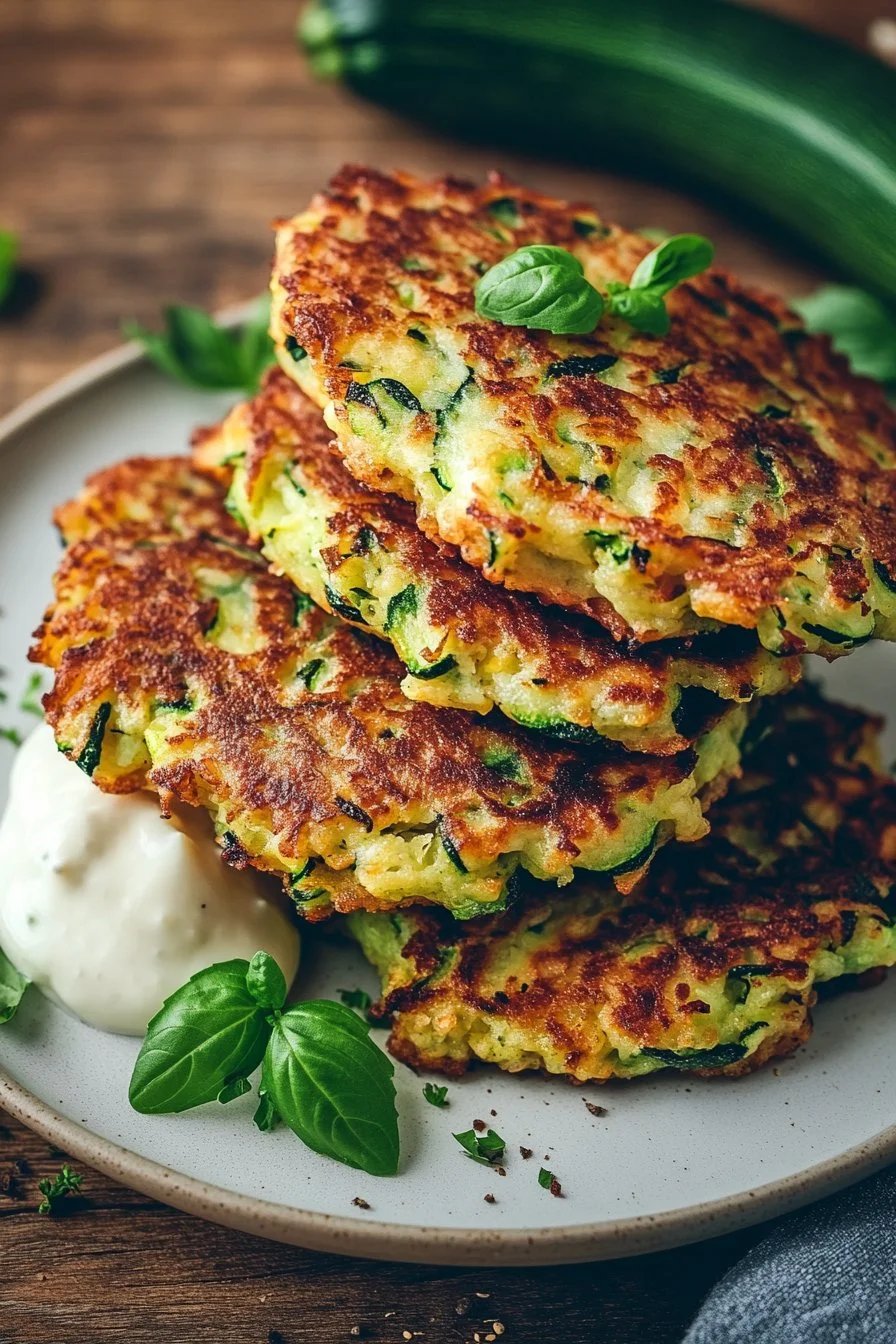 Crispy Zucchini Fritters