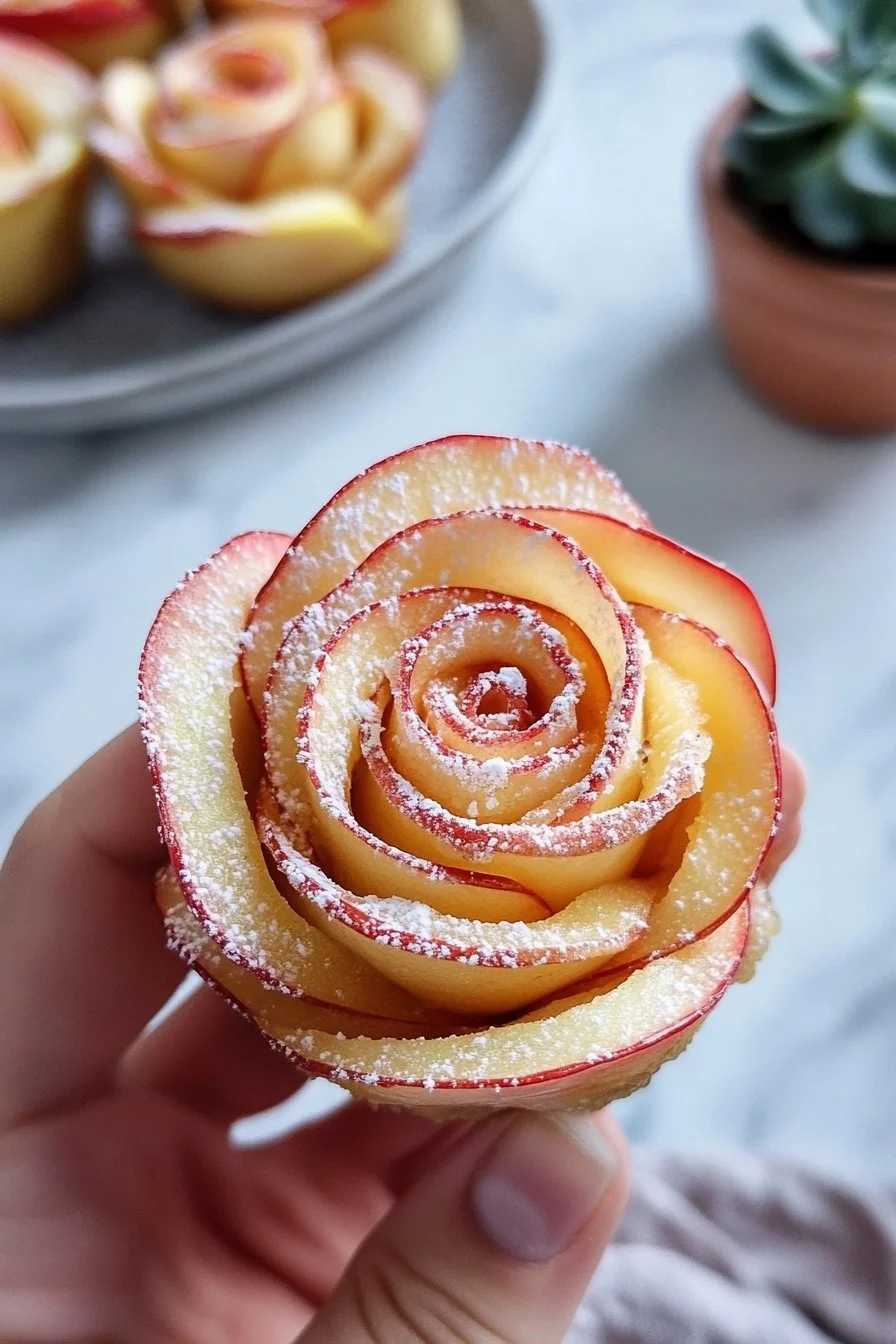 apple rose pastry