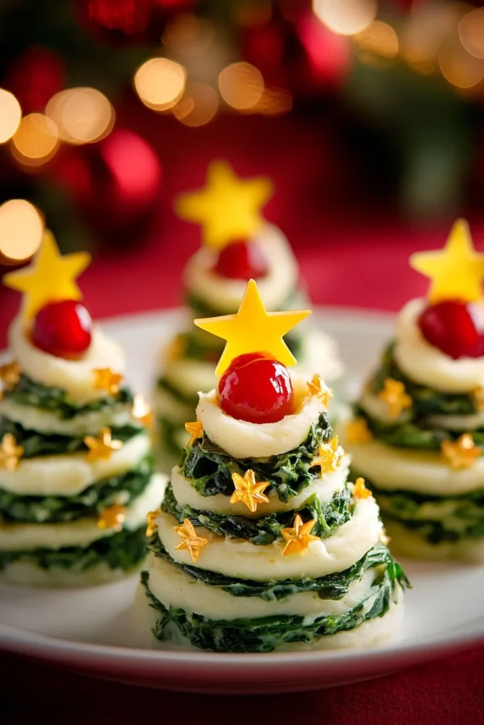 Deviled Egg Christmas Trees