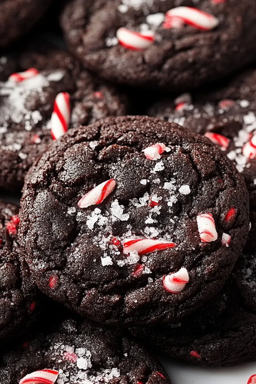 Double Chocolate Peppermint Cookies