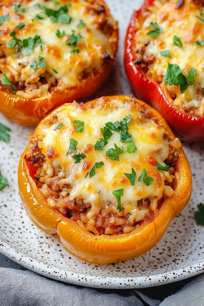 Easiest Unstuffed Peppers