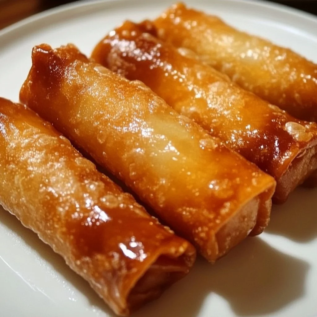 Easy Apple Pie Egg Rolls