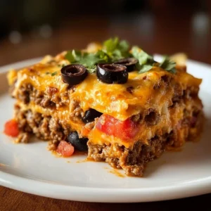 Layered Burrito Casserole
