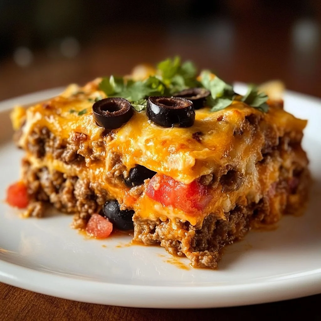 Layered Burrito Casserole