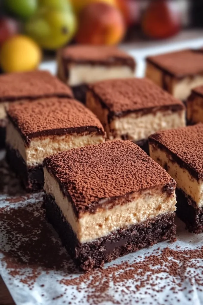 easy tiramisu brownies