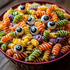 Halloween Eyeball Pasta Salad