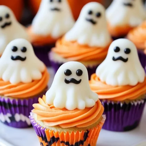Halloween Ghost Cupcakes