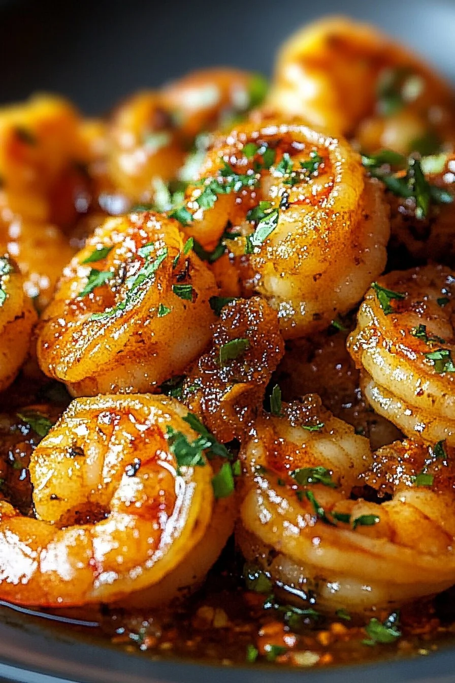 Hawaiian Garlic Shrimp