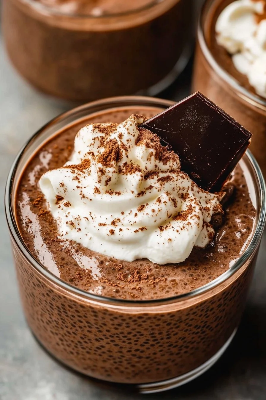 chocolate chia seed pudding