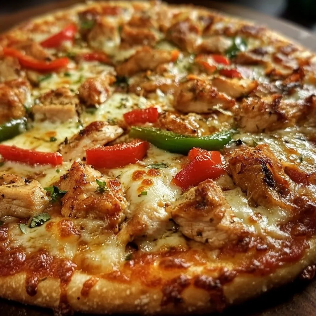 Homemade Chicken Pizza