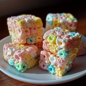 Lucky Charms Rice Krispie Treats
