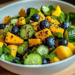Mango Cucumber Salad