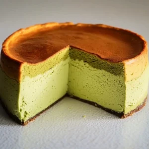 Matcha Japanese Cheesecake