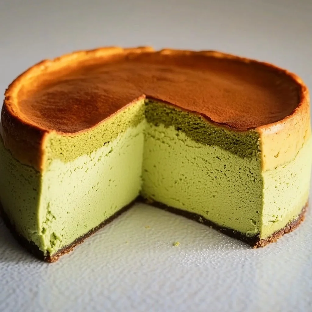 Matcha Japanese Cheesecake