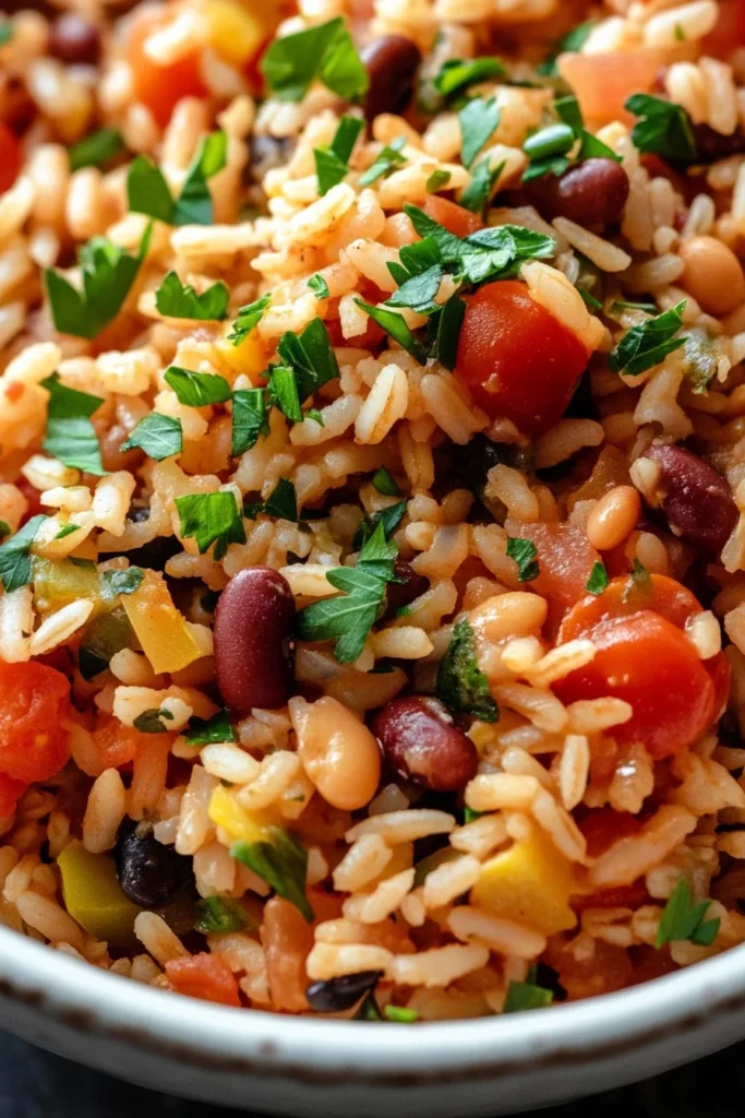 Mediterranean Rice and Beans
