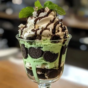 Mint Oreo Parfait
