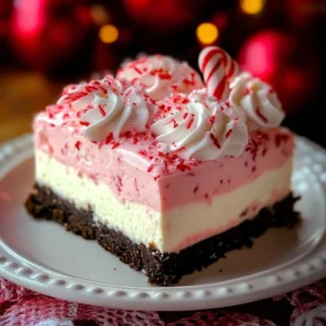 No-Bake Peppermint Cheesecake