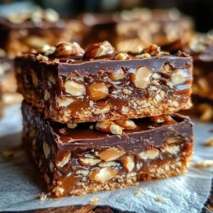 No Bake Snickers Cookies