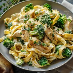 Ranch Chicken Broccoli Fettuccine