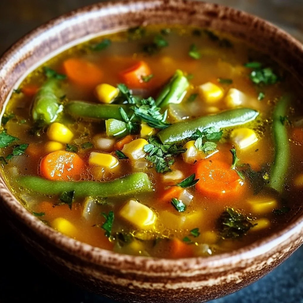 One Pot Creamy Vegetable Soup