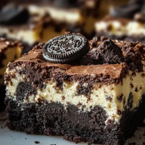 Oreo Cheesecake Brownies