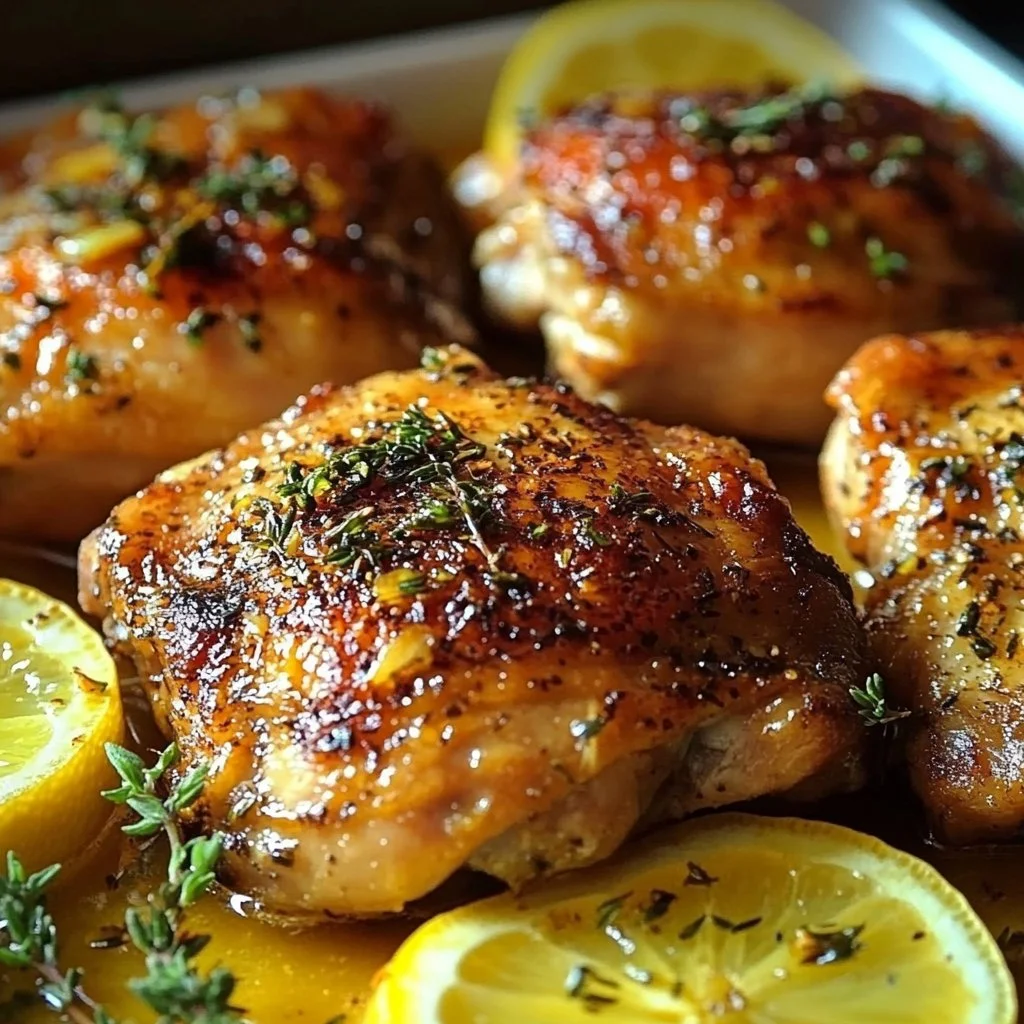 Pan Seared Chicken Thighs