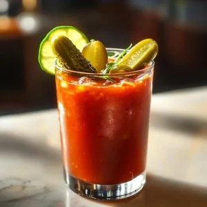 Pickle Bloody Mary Shots