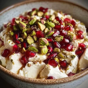 Pomegranate Pistachio Whipped Feta Dip