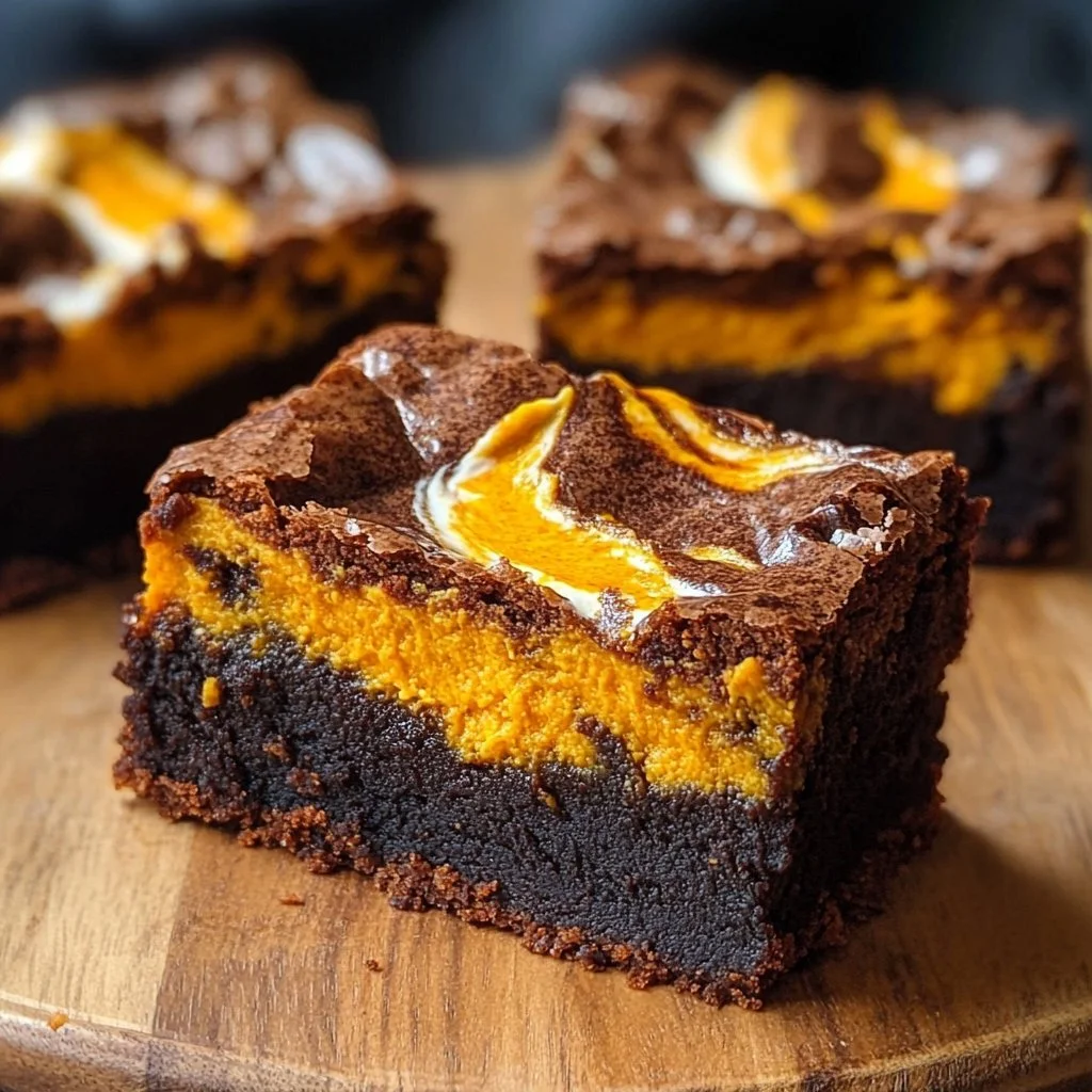pumpkin brownies